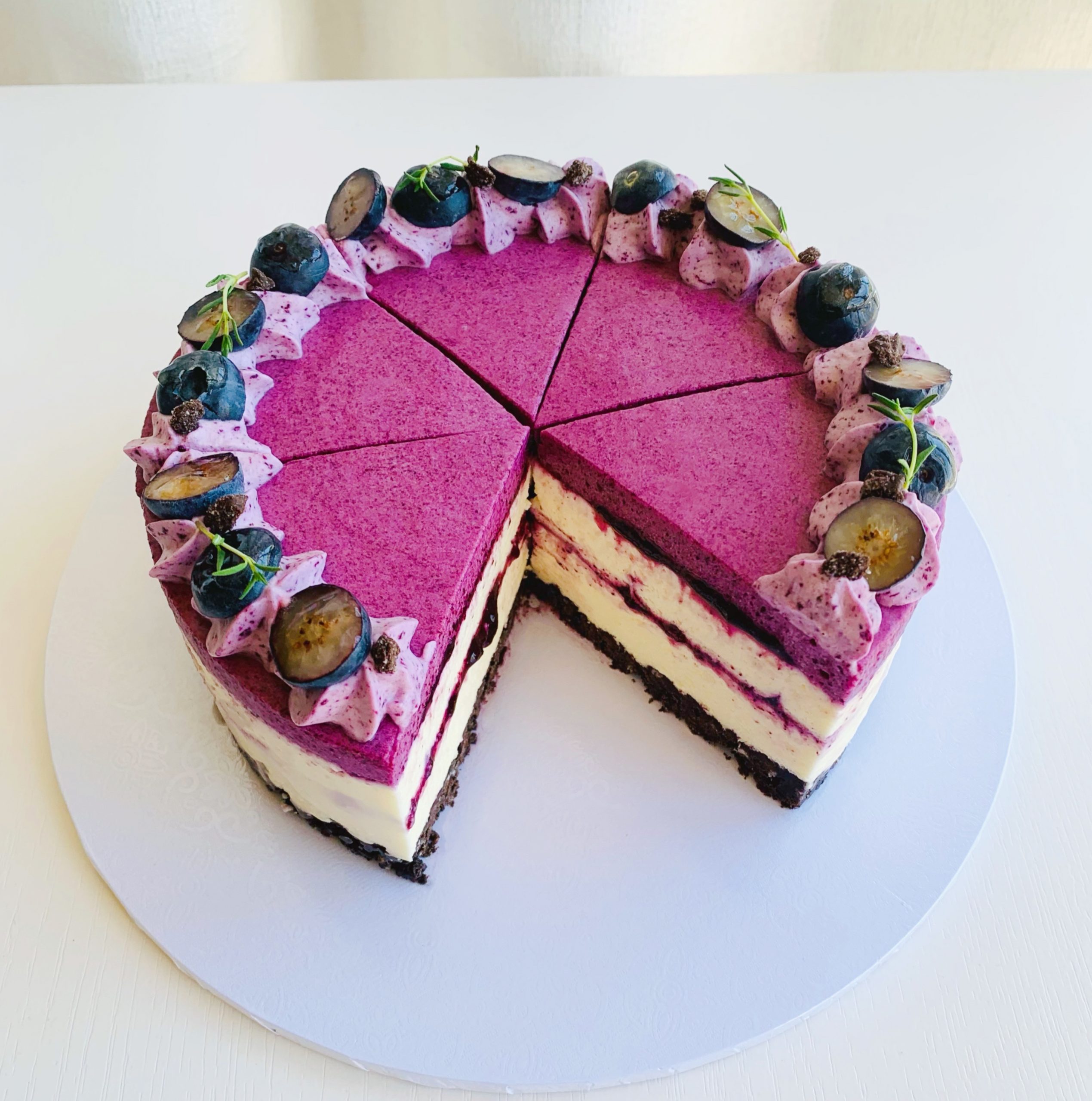 Blueberry&Oreo Cheesecake